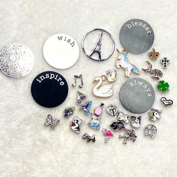 Custom Floating Locket Pendant with Chain - Picture 7 of 14